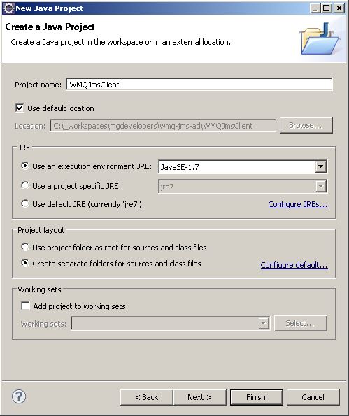 Nuevo proyecto Java